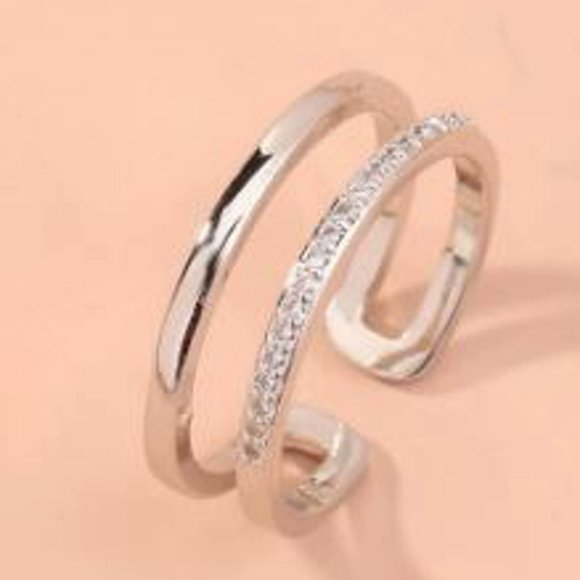 Silver Adjustable Ring - Picture 3 of 3